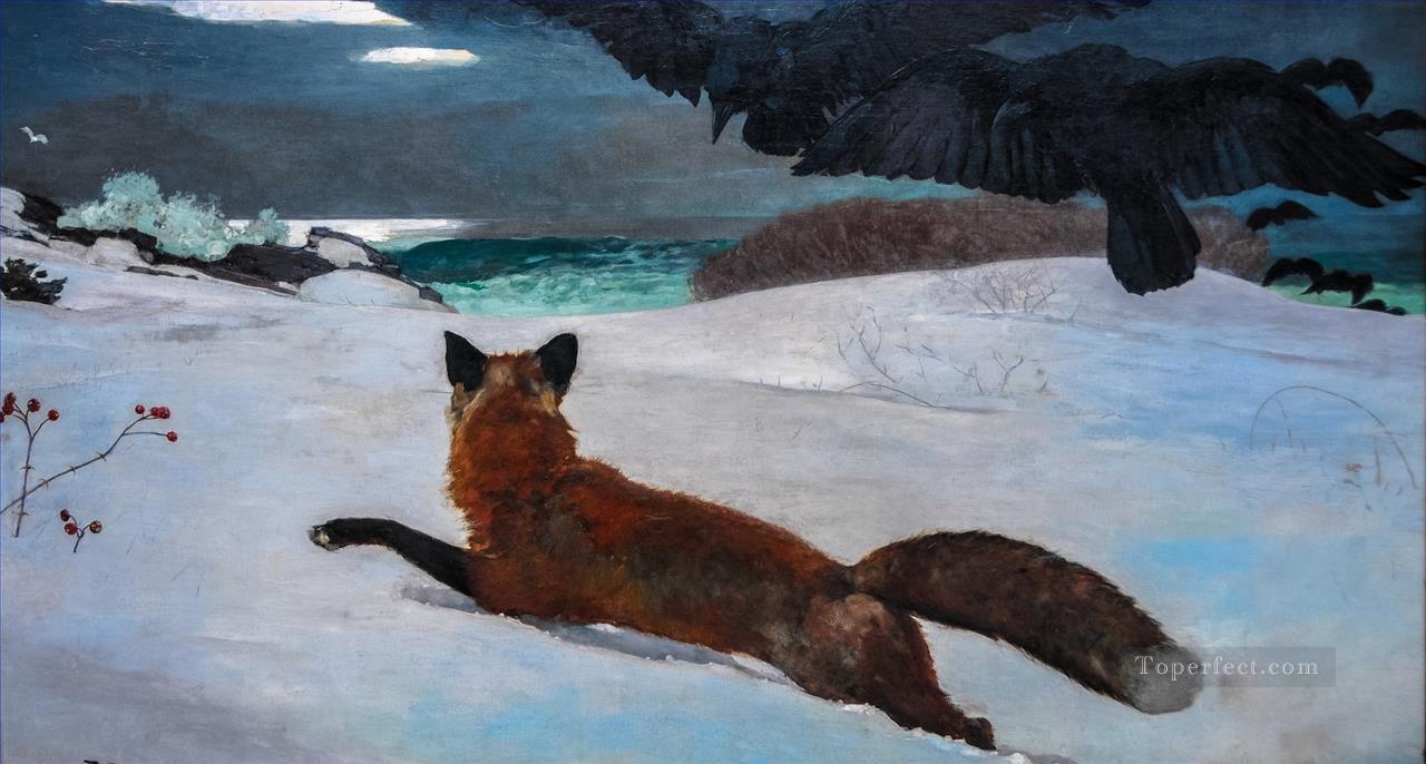 Winslow Homer La caza del zorro Pintura al óleo
